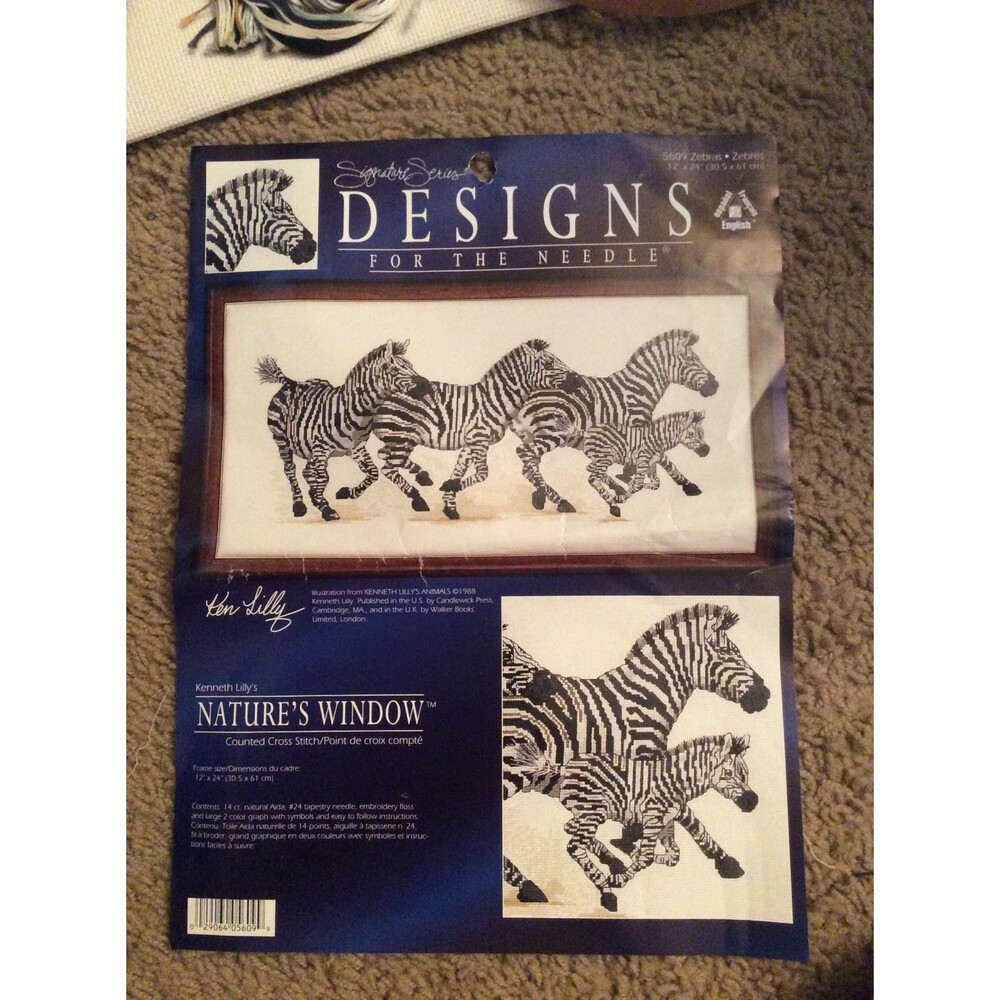 Signature Series Designs Zebras Counted XStitch B9